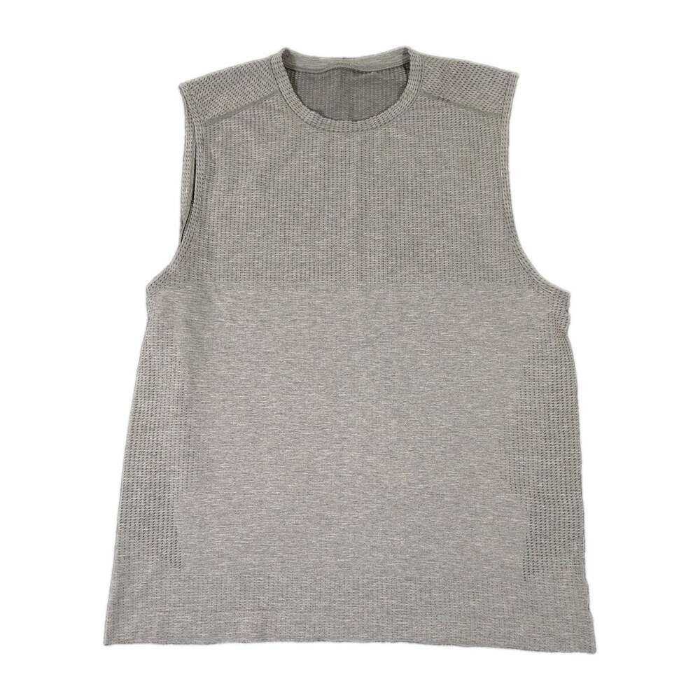 Lululemon Metal Vent Tech Sleeveless 2.0 Tank Top Men's L Gray Stretch Quick Dry